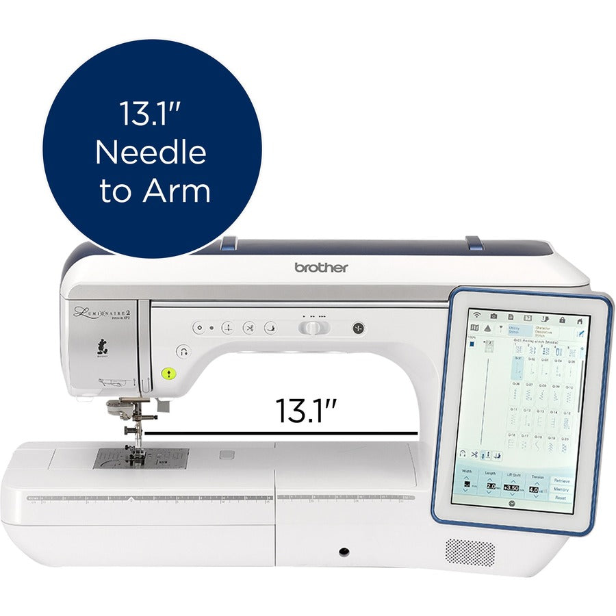 BROTHER LUMINAIRE 2 XP2 SEWING/EMBROIDERY (OPEN BOX) AVAILABE IN STORE –  Green's Sewing and Vacuum