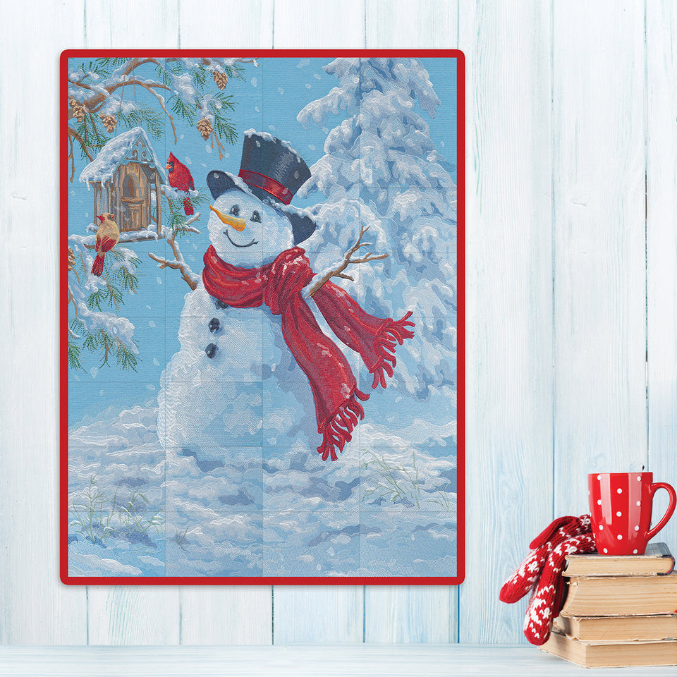 OESD Happy Snowman Tiling Scene by Dona Gelsinger 80327CD