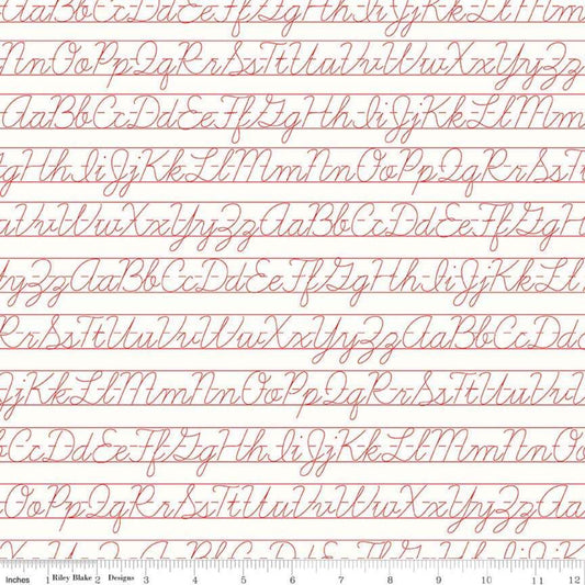 Bee Backgrounds Penmanship Red