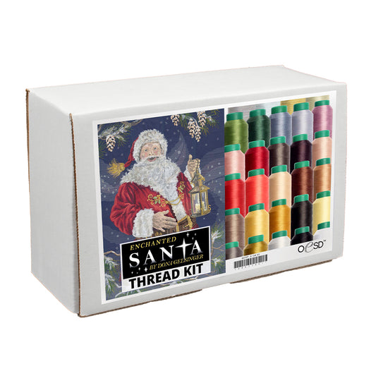 OESD Enchanted Santa Tiling Scene Thread Kit