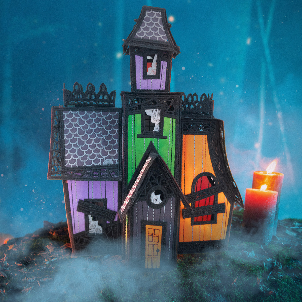 OESD Freestanding Haunted Mansion 12830CD