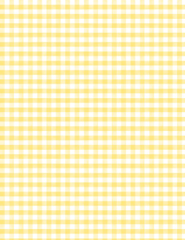 In Bloom Gingham Yellow