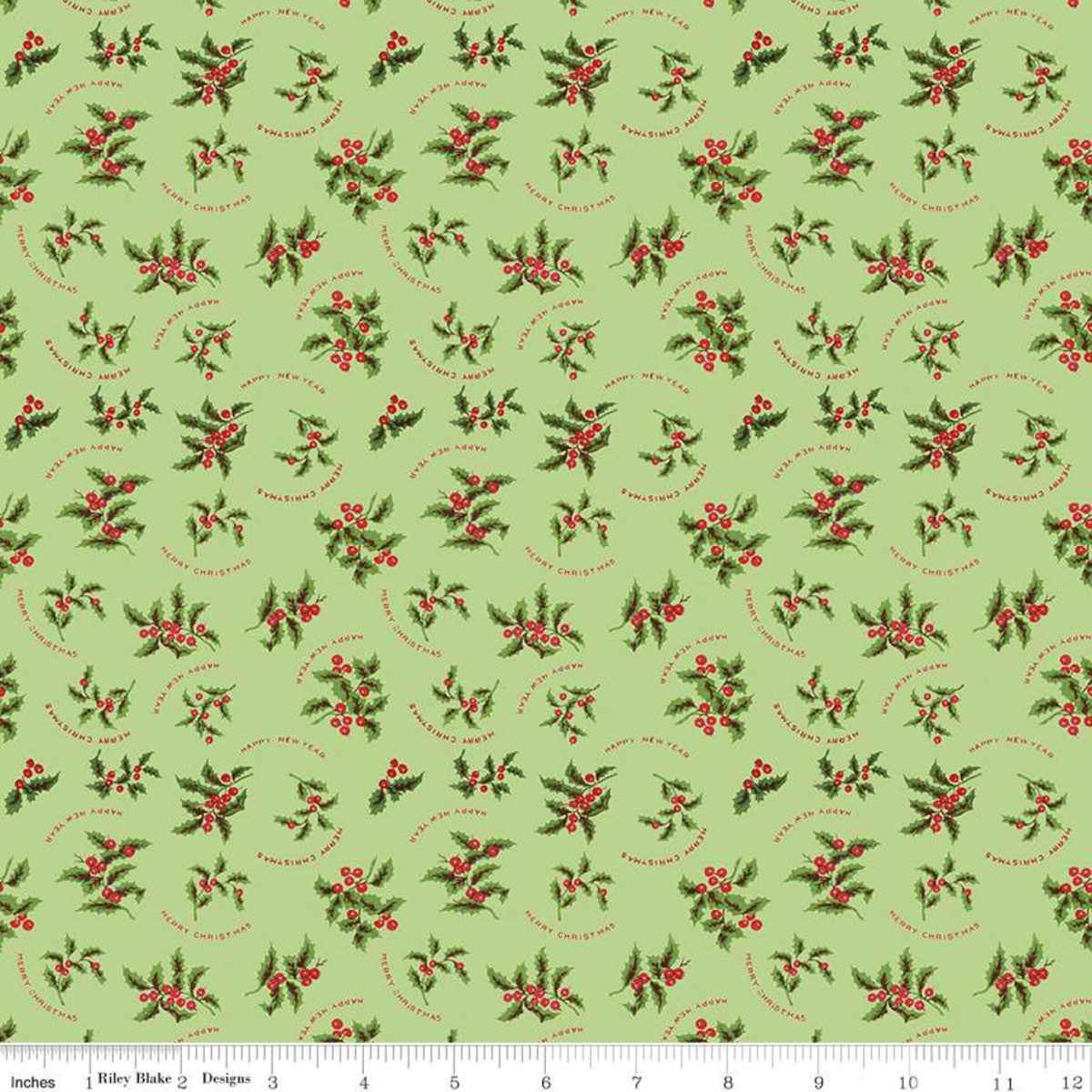 All About Christmas Holly Green