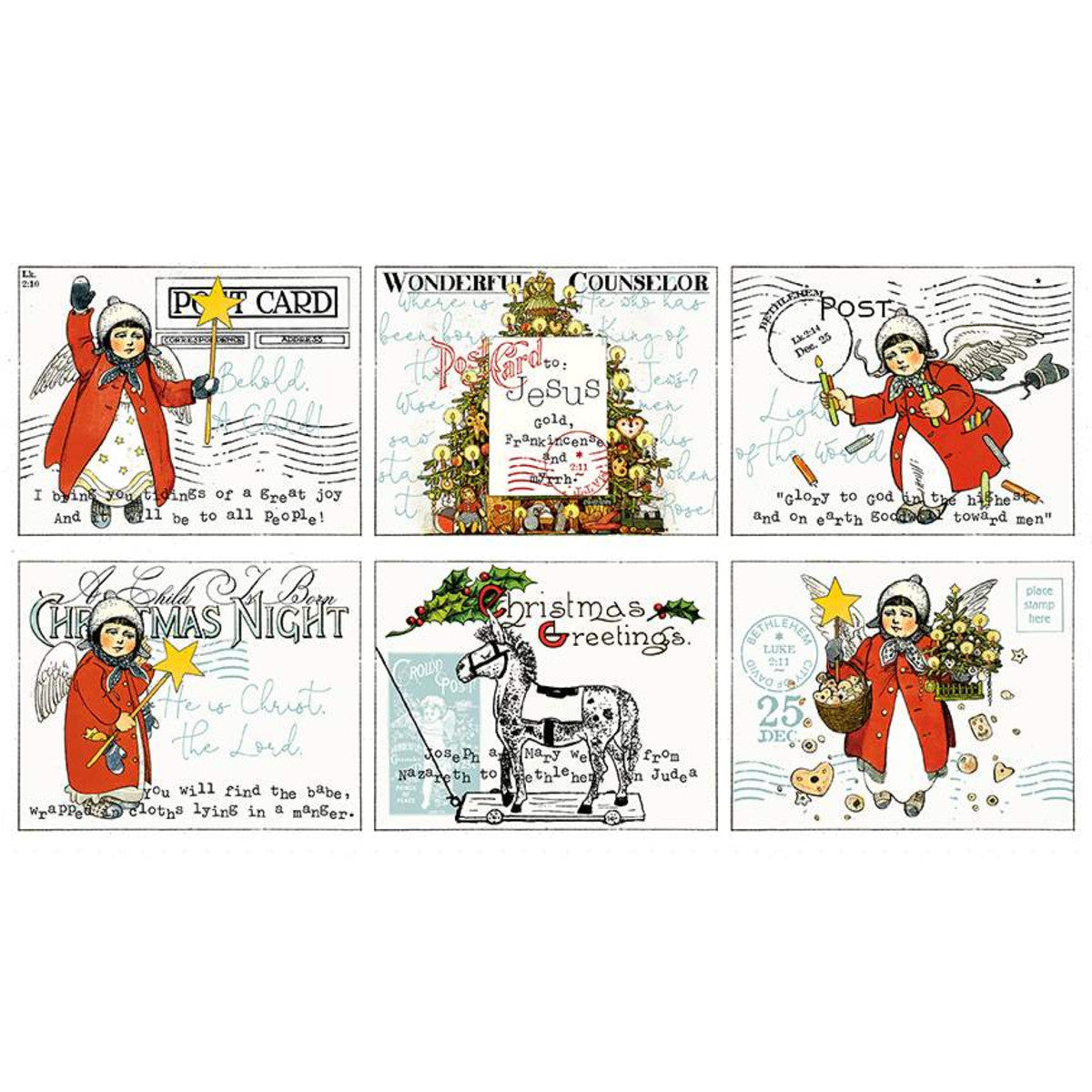 All About Christmas Placemat Panel