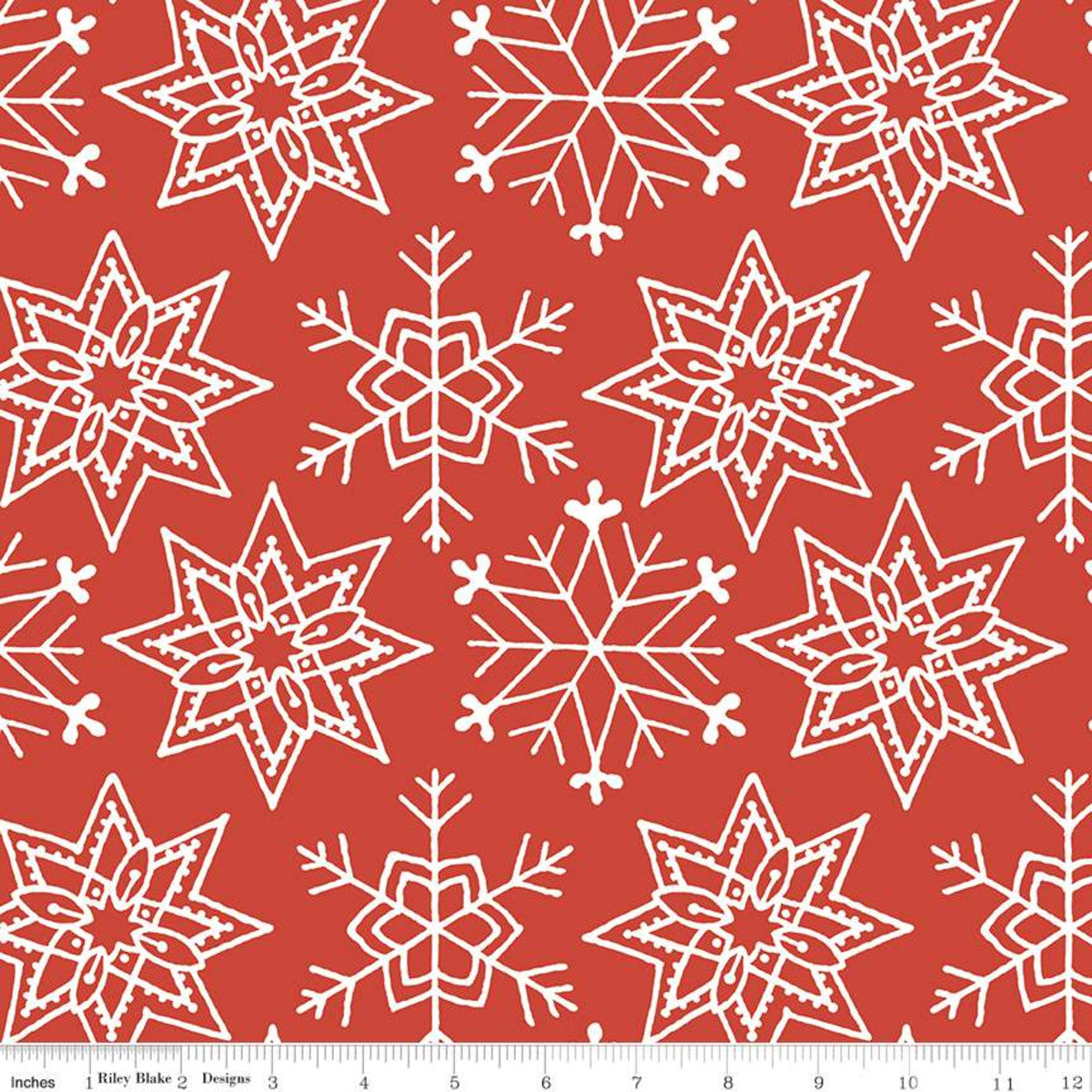 All About Christmas Snowflakes Red