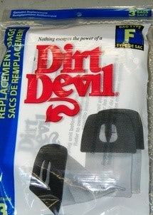 Dirt Devil Type F Vacuum Bags (3 Pack)