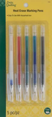Dritz Quilting - Heat Erase Pens 5ct