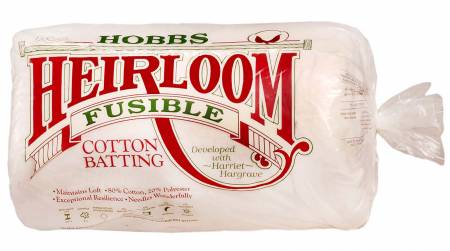 Hobbs Batting Heirloom Premium Fusible Cotton Blend 45in x 60in