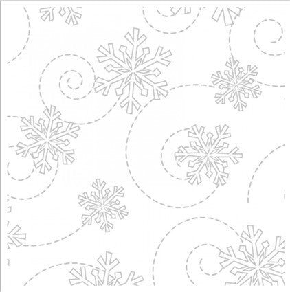 Kimberbell Basics Snowflakes White on White