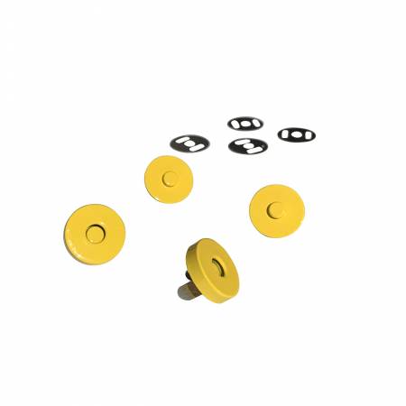 Magnetic Snaps 3/4 inch Yellow 2pk By Sassafras Lane Designs