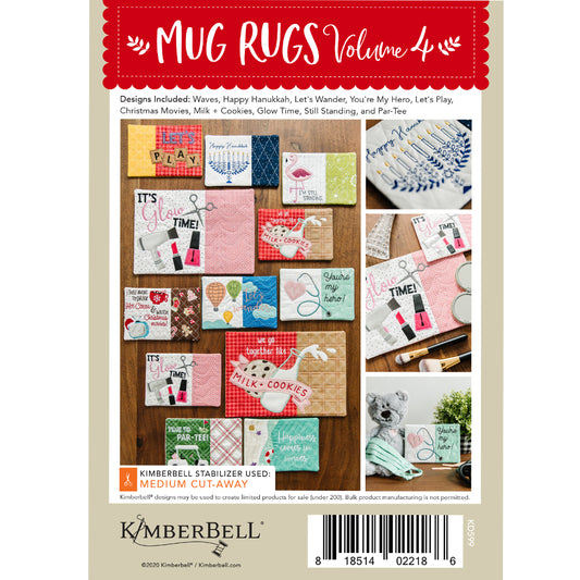 Kimberbell Mug Rugs Vol 4 Machine Embroidery CD