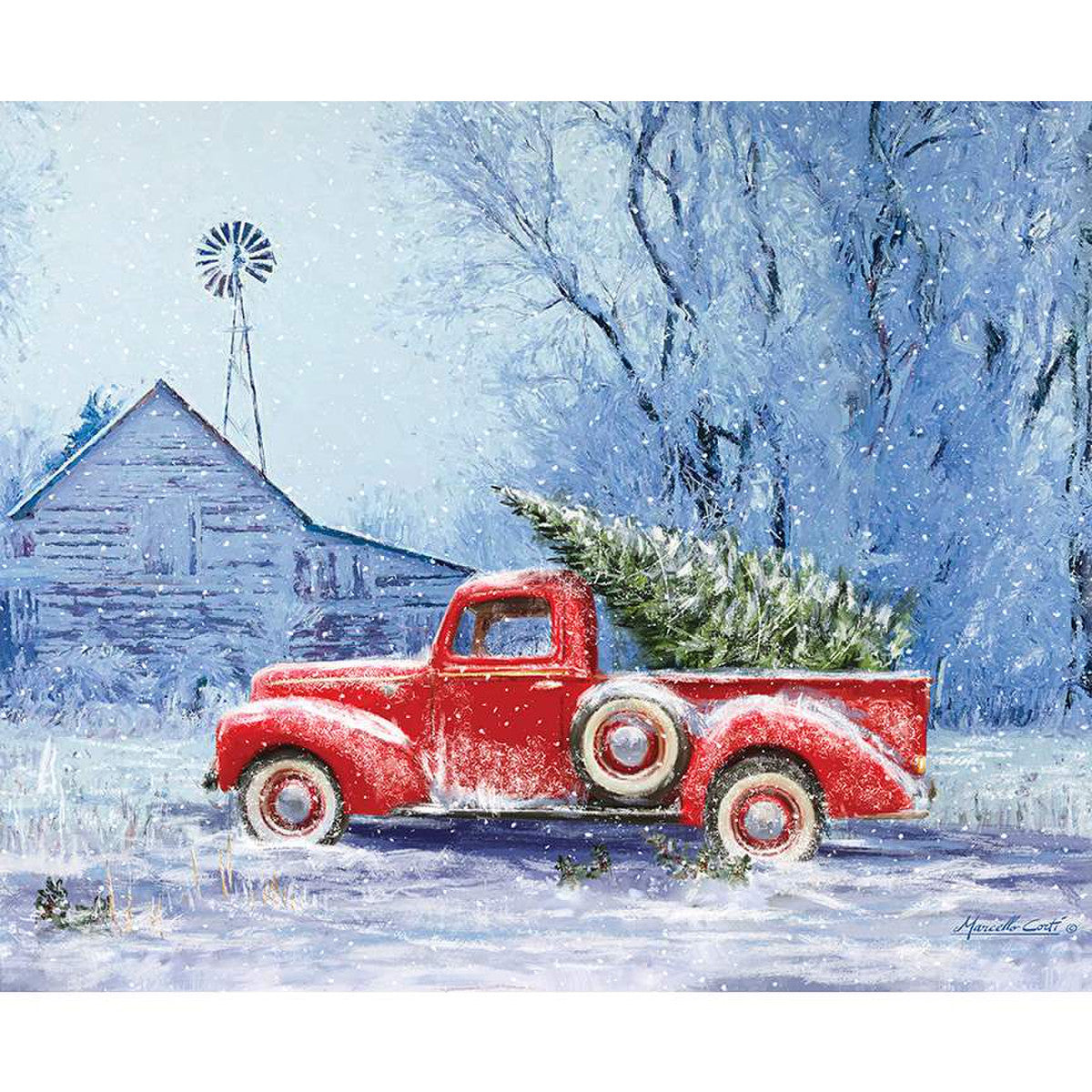 Picture A Christmas Truck Panel