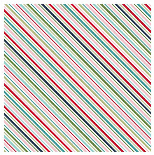 Kimberbell Cup Of Cheer Peppermint Stripe Multi