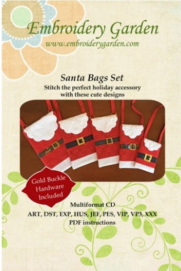 Santa Bags Set by Embroidery Garden