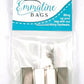 Strap End Caps Rectangle 1inch Nickel 4pk by Emmaline Bags