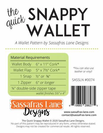 The Quick Snappy Wallet By Annie