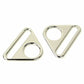 Triangle Ring 1 1/2 inch Nickel 2pk by Sallie Tomato