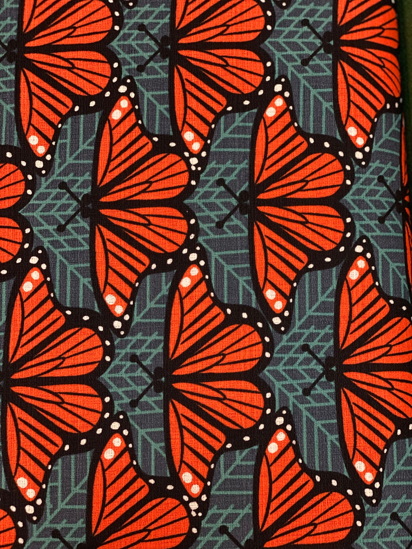 Charley Harper BarkCloth Monarch Butterflies