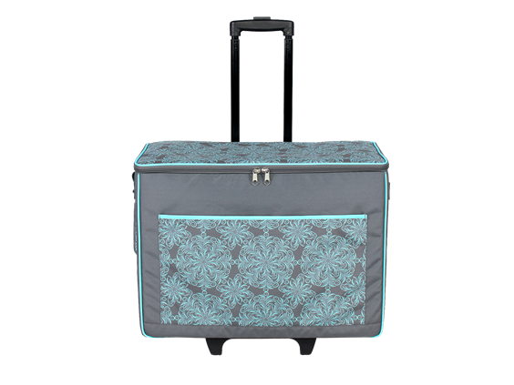 BROTHER DX ROLLING TOTE BAG GRAY/TEAL SNC