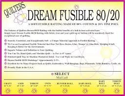 Quilters Dream Fusible